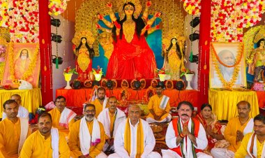 महर्षिनगर में दुर्गा पूजा एवं रामलीला मंचन का हुआ शुभारंभ