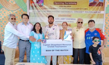 24वें कैप्टेन शशिकांत मेमोरियल क्रिकेट टूर्नामेंट का हुआ शुभारंभ