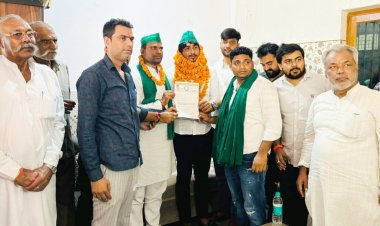 भाकियू क्रांति के नेतृत्व में गांव हजरत बाजितपुर में हुई पंचायत