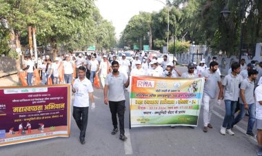 गांधी जयंती पर दिया स्वच्छता का संदेश