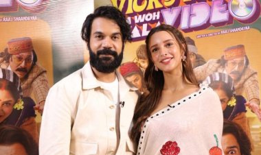 राजकुमार राव और तृप्ति डिमरी ने दिल्ली में किया ‘विक्की विद्या का वो वाला वीडियो’ का प्रमोशन