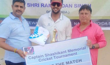 पहले मैच में अनुज शुक्ला एवं दूसरे मैच में अनिकेत को मिला मेन ऑफ़ द मैच