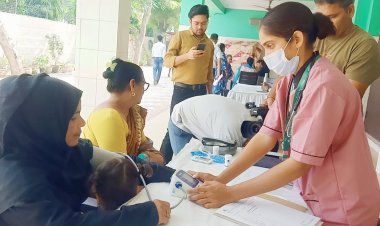 सभी धर्म के लोगों ने उठाया फ्री हेल्थ चेकअप कैंप का फायदा 