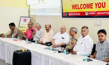 शहर की सुरक्षा, साइबर क्राइम , ट्रैफिक और फायर की समस्या पर हुई विस्तृत चर्चा