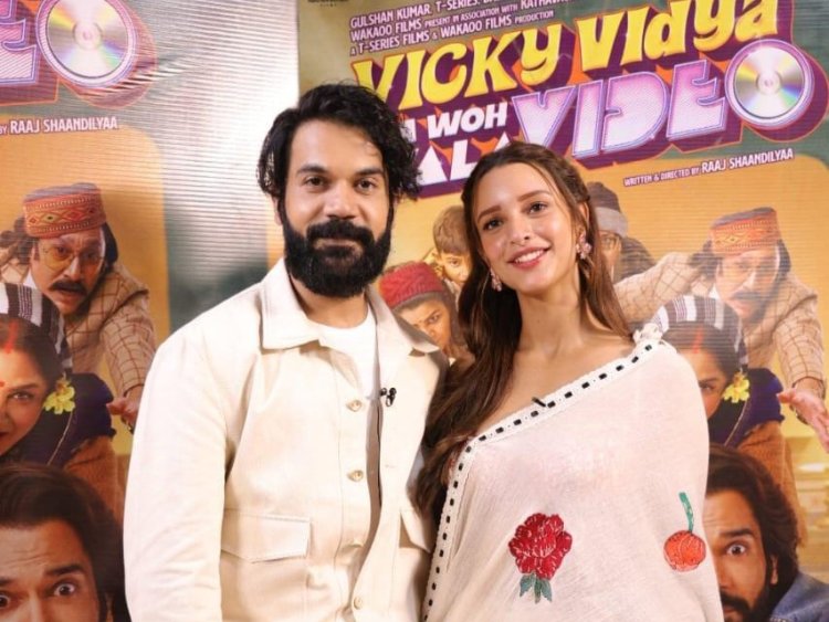 राजकुमार राव और तृप्ति डिमरी ने दिल्ली में किया ‘विक्की विद्या का वो वाला वीडियो’ का प्रमोशन