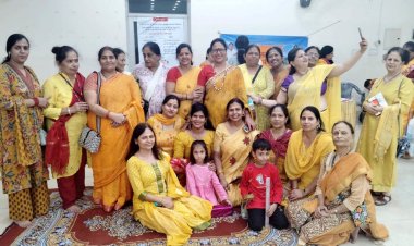 महिला पतंजलि योग समिति ने मनाया दिवाली मिलन समारोह 