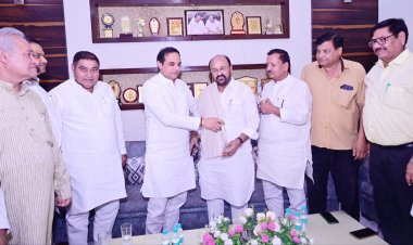 फोनरवा अध्यक्ष के आवास पर पहुंचे शिक्षा मंत्री, उठाई गई कई मांगे 