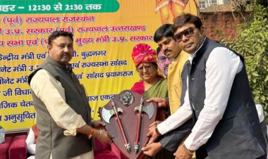 समाज के पदाधिकारियों ने किया बेवी रानी मौर्या का भव्य स्वागत 