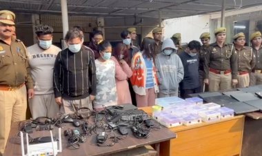 फर्जी कॉल सेंटर का भंडाफोड़, चार युवती सहित 11 लोग गिरफ्तार 