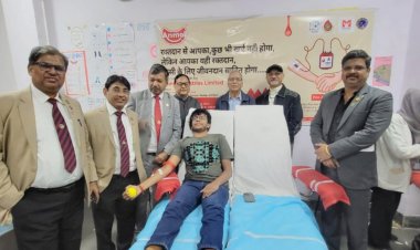 अनमोल इंडस्ट्रीज ने किया रक्तदान शिविर का आयोजन