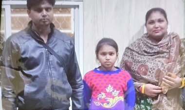 मायूरी और राघुवेंद्र सिंह सोलंकी ने लापता बच्ची को पहुंचाया घर