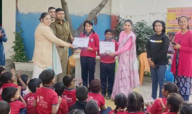 बच्चो की सुरक्षा हेतु 'गुड टच और बैड टच' कार्येक्रम का हुआ आयोजन