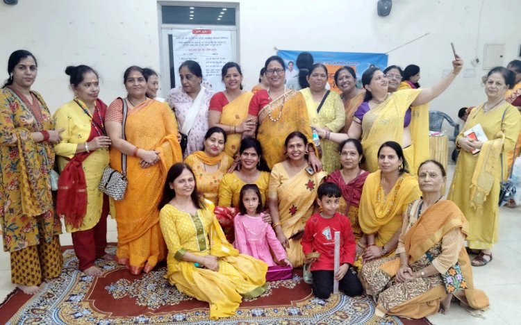 महिला पतंजलि योग समिति ने मनाया दिवाली मिलन समारोह 