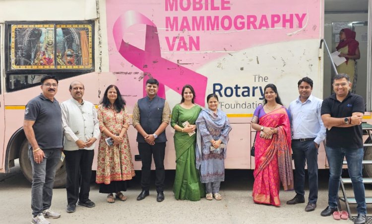 रोटरी क्लब ऑफ दिल्ली ओखला सिटी और कैलाश इंस्टीट्यूट के सहयोग से ग्रेटर नोएडा में कैंसर जाँच शिविर का हुआ आयोजन