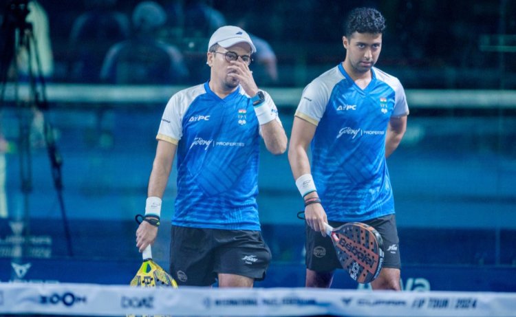 Padel Fever Grips India: Chaitanya and Vikram Shah Clinch a Thrilling Victory on Day 2 of the FIP Promotion India Padel Open