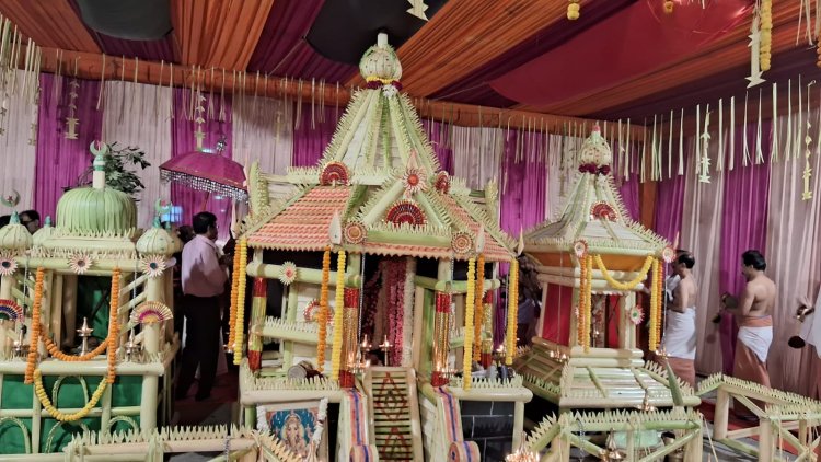 नॉएडा अय्यप्पा सेवा समिति के और से मण्डलम पूजा के दौरान मनाया गया अयप्पन विलक्कु