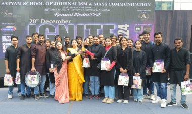 सत्यम स्कूल ऑफ जर्नलिज्म एंड मास कम्युनिकेशन ने किया वार्षिक मीडिया फेस्ट 'IGNITE 2K24' का आयोजन