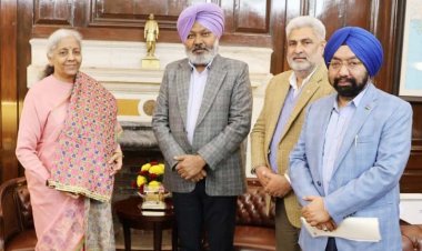 पंजाब के उच्च- स्तरीय प्रतिनिधिमंडल ने केंद्रीय वित्त मंत्री से की मुलाकात