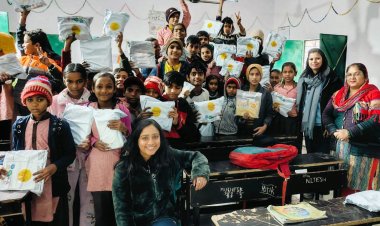 प्राथमिक विद्यालय के 170 बच्चों को मिली शैक्षिक सामग्री की किट्स