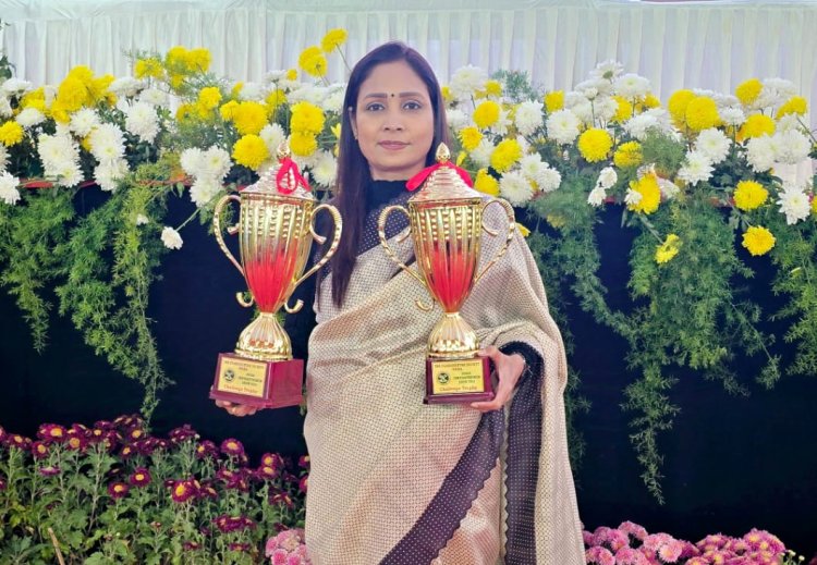 Rashmi Kumari Shines at Noida Chrysanthemum Flower Show 2024, Winning Multiple Prizes