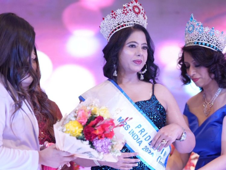प्राइड ऑफ इंडिया ग्रैंड फिनाले में सीमा नथानी चुनी गई मिसेज इंडिया 2024 (G2)