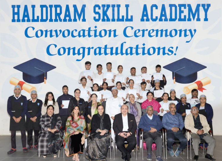 हल्दीराम स्किल अकादमी का दीक्षांत समारोह संपन्न