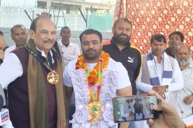 स्वर्ण पदक जीतकर धर्मपाल यादव ने विश्व पटल पर क्षेत्र  एवं देश का बढ़ाया सम्मान: डीपी यादव