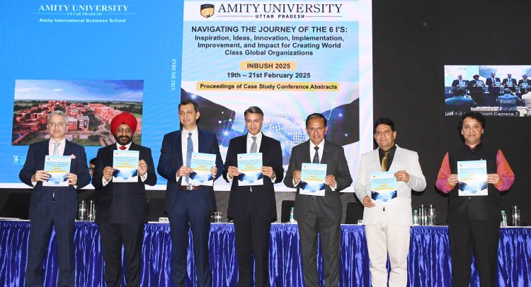 एमिटी विश्वविद्यालय में 25वें अंर्तराष्ट्रीय बिजनेस क्षितिज ‘‘इनबुश विश्व सम्मेलन 2025 का समापन