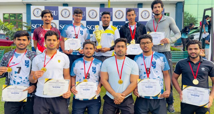 इंटर कॉलेज वॉलीबॉल टूर्नामेंट में आईएमएस की टीम अव्वल