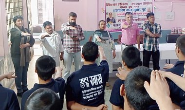 नशा मुक्ति केन्द्र हग्स लाइफ हॉलिस्टिक की राजकीय बाल सुधार ग्रह गौतम बुद्ध नगर को नशा उन्मूलन की सौगात