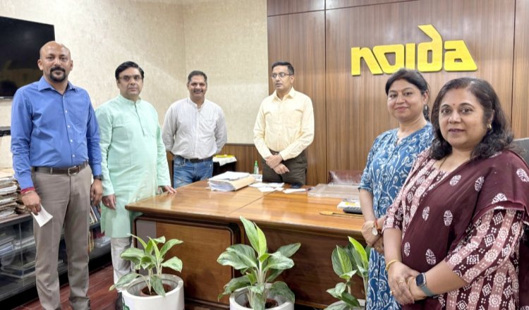 नौएडा सिटीजन फोरम ने की नौएडा प्राधिकरण के सीईओ से मुलाकात, जनहित के अहम मुद्दों की ओर दिलाया ध्यान