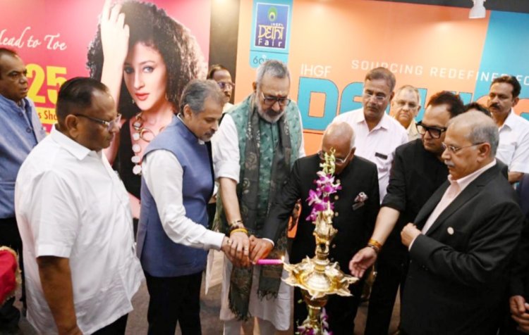 केंद्रीय वस्त्र मंत्री गिरिराज सिंह ने आईएचजीएफ दिल्ली मेला- स्प्रिंग 2025 का किया उद्घाटन