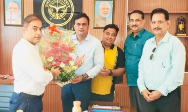 राज्य कर विभाग के अपर आयुक्त से मिला उद्यमी संगठन का प्रतिनिधि मंडल 