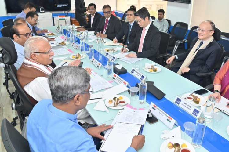 एडीबी के साथ मिलकर पॉवर सेक्टर में नई संभावनाएं तलाशने ओर रिसर्च पर फोकस: मनोहरलाल