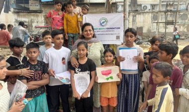 बाल श्रम विरोधी दिवस पर हनुमत कृपा फाउंडेशन द्वारा ड्राइंग प्रतियोगिता का हुआ आयोजन