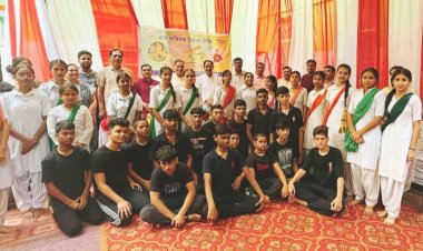 10‑दिवसीय बाल व्यक्तित्व विकास शिविर हर्षोल्लास के संपन्न