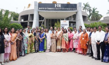 फुटवियर डिजाइन एंड डेवलपमेंट इंस्टीट्यूट में हुआ सीबीएसई स्कूल प्रिंसिपलों का एक्सपोजर विजिट