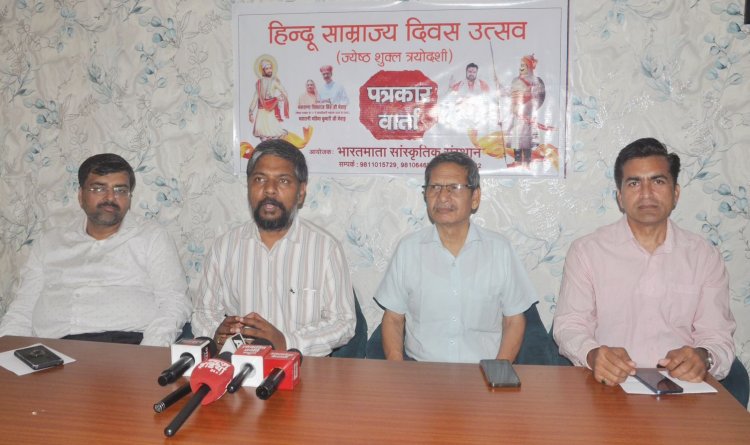 राष्ट्र भाव से सराबोर होगा ग़ाज़ियाबाद, नवयुग मार्केट रंग जायेगा भगवा पताकाओं से