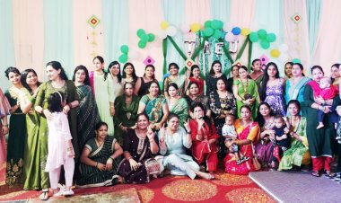 सेक्टर-117 में धूमधाम से मनाया गया हरियाली तीज का त्यौहार