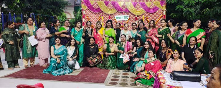 हर्षोल्लास के साथ मनाया गया हरीयाली तीज उत्सव