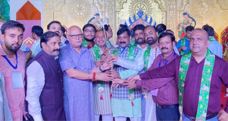 श्री सनातन धर्म रामलीला समिति द्वारा संतुष्टि सेवा फाउंडेशन सम्मानित
