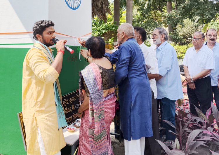 अंतिम निवास में 694 पक्षियों के लिए निर्मित बसेरों का शुभारंभ