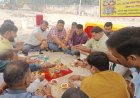आदर्श छठ पूजा समिति ने किया छठ पूजा महोत्सव के लिए भूमि पूजन