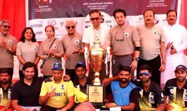 25वे कैप्टन शशिकांत शर्मा मेमोरियल क्रिकेट टूर्नामेंट का फाइनल मुकाबला