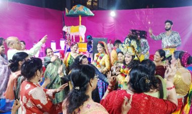 हर्षोल्लास के साथ मनाया गया गोवर्धन पर्व, भव्य झांकीयो ने सभी को मंत्र मुग्ध