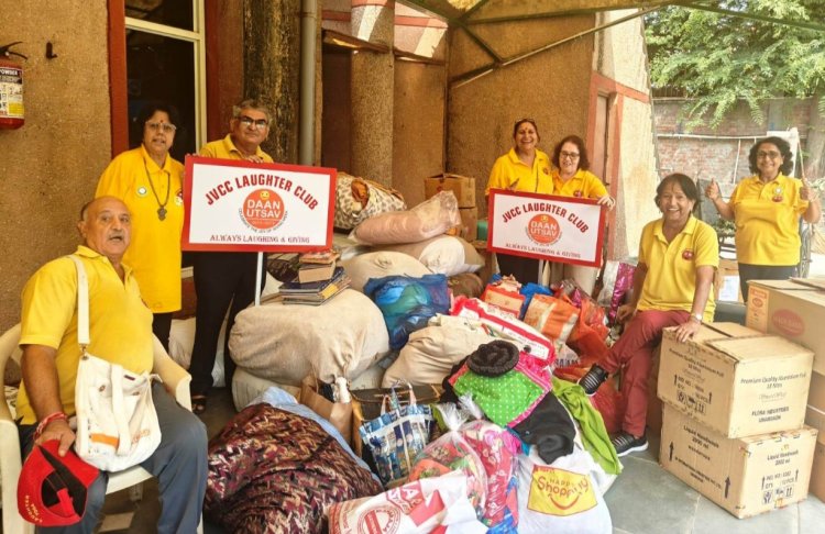 नोएडा लाफ्टर क्लब ने 'दान उत्सव' का किया उद्घाटन