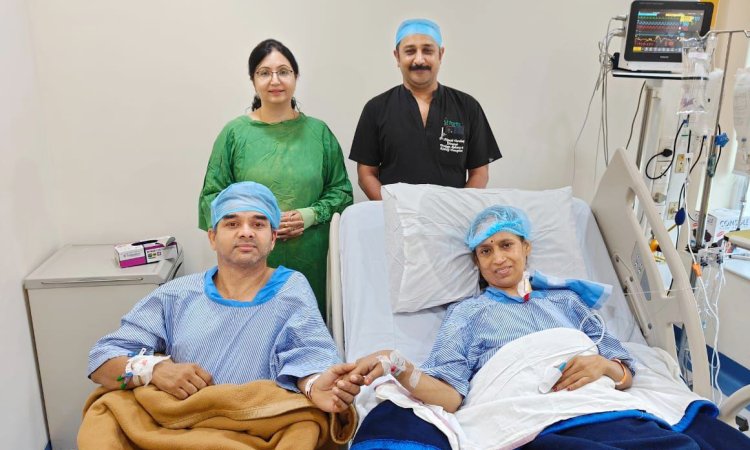 करवा चौथ पर पति ने पत्नी की जीवन रक्षा के लिए डोनेट की अपनी किडनी