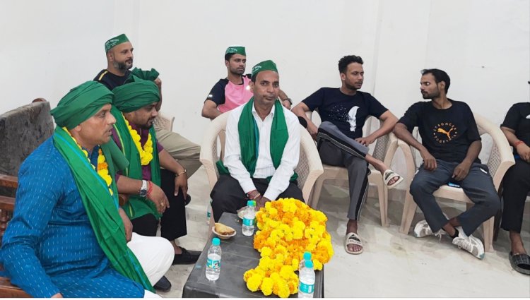सदरपुर गांव में हुई किसान एकता महासंघ की बैठक किया संगठन विस्तार