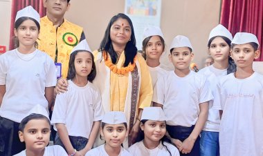 बच्चों द्वारा कविता पाठन से हिंदी भाषा का प्रचार प्रसार एक अनूठा कदम : साधना भारती