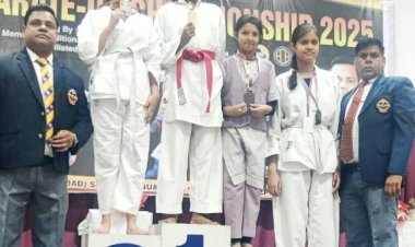 NCR ओपन कराटे-डू चैंपियनशिप 2025 में चमकी आराध्य गुप्ता की प्रतिभा